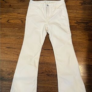GAP Kids Flare Jeans in Cream corduroy